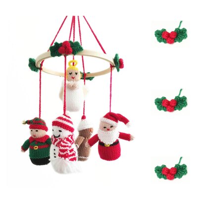 Christmas mobile knitting pattern 19024 - knitting pattern