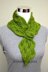 Leaves & Mock Cables Scarf ( Keyhole / Ascot / Pull-Through / Vintage / Stay On Scarf Knitting Pattern )