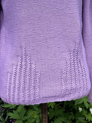 Twist Stitch Panel Sweater