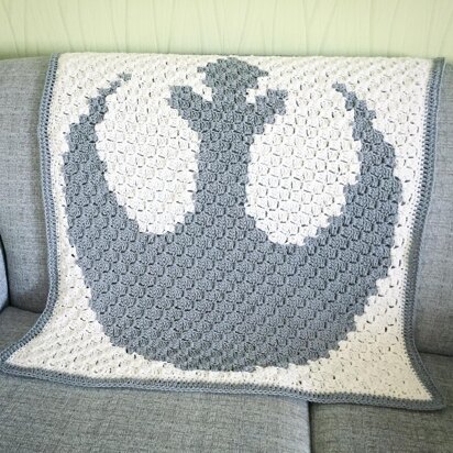 Rebel Alliance C2C Baby Blanket