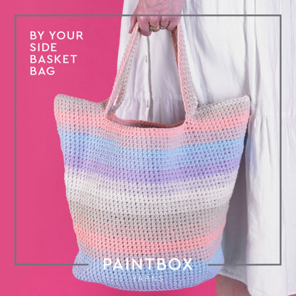 By Your Side Basket Bag - Free Crochet Pattern for Women in Paintbox Yarns Recycled Crafty Pots by Paintbox Yarns