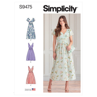 Simplicity Misses' Dresses S9475 - Sewing Pattern
