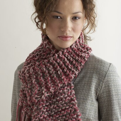 Knit 2 Hours Or Less Scarf in Lion Brand Vanna's Choice - 70489AD