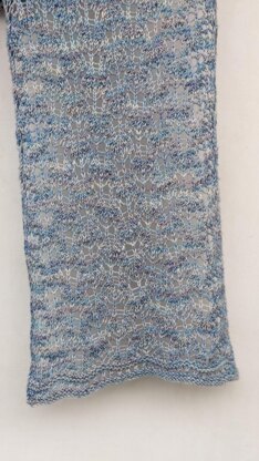 Blue Blossoms Scarf