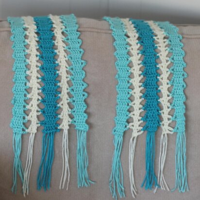 Bruges Lace Ocean Waves Scarf