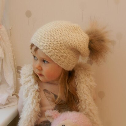 Slouchy hat Piia - knitting pattern