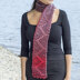 Lightning Grid Scarf in Cascade 220 Superwash Wave - W687 - Downloadable PDF