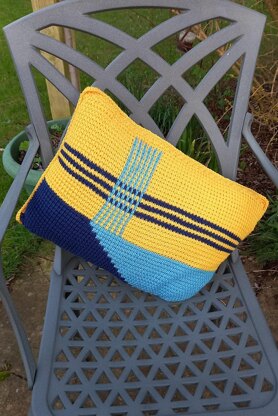 Crossing Lines Cushion Cover