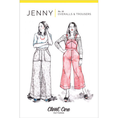 Closet Core Patterns Jenny Overalls & Trousers CCP14 - Sewing Pattern