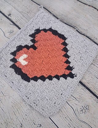 Heart Dishcloth