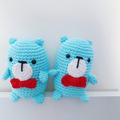 Blue Bear Amigurumi