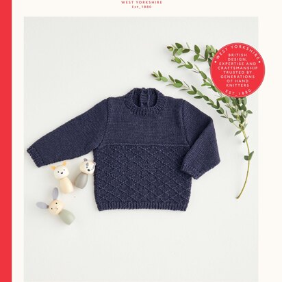 Sirdar 5383 Diamond Stitch Sweater PDF