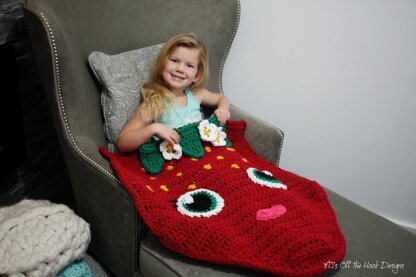 Strawberry Shopkin Inspired Costume/Blanket