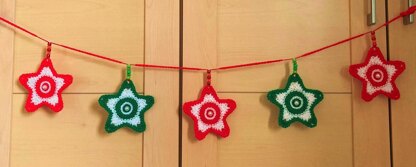 Christmas star garland by HueLaVive