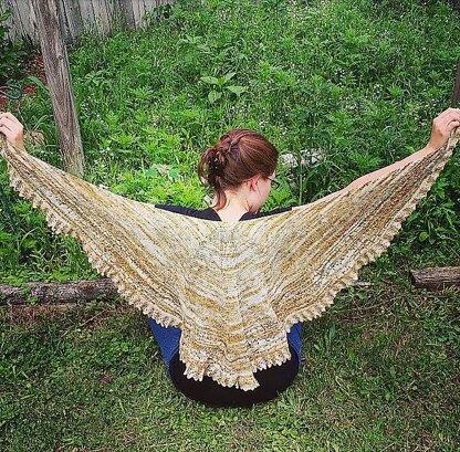 On Silent Wings Shawl