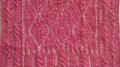 Nairn Cable Lace Shawl