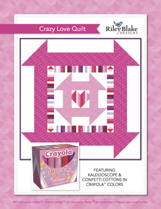 Riley Blake Crazy Love Quilt  - Downloadable PDF