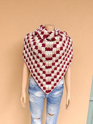 Granny Diamond Shawl