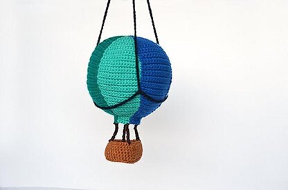 Hot Air Balloon Crochet Pattern, Hot Air Balloon Amigurumi