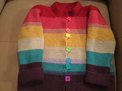 Rainbow cardigan