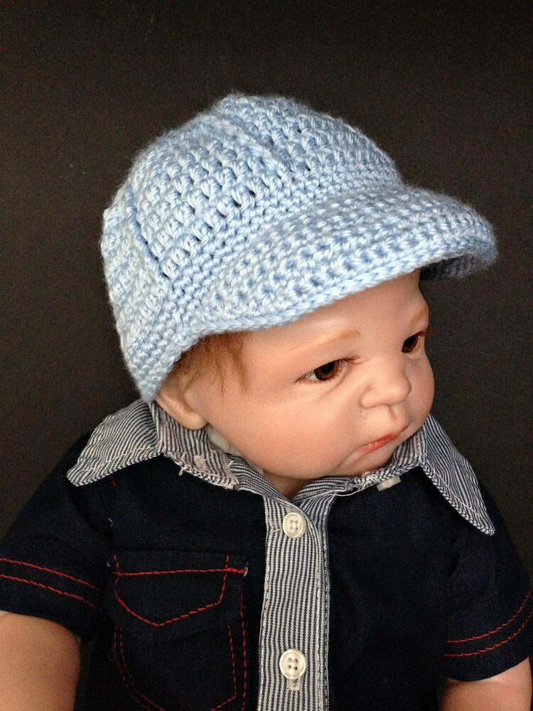 Baby Baseball Cap Crochet pattern by Margaret Whisnant LoveCrafts