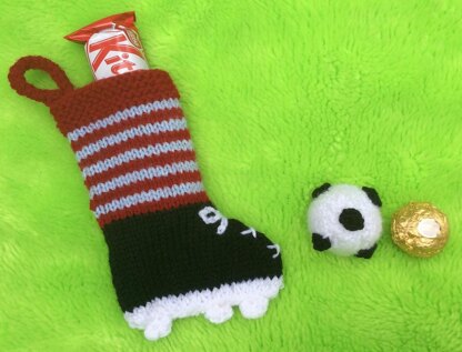 Football and Boot Gift Bag and Choc Cover