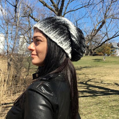 Crochet Hat Pattern: Slouchy-Slouch Beanie Hat