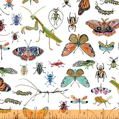"Deep Forest" von Windham Fabrics - Insects