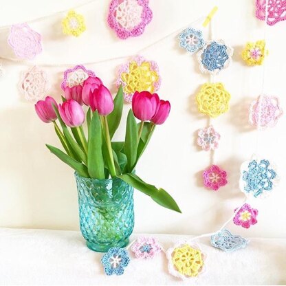 Blossom and Blue Skies Garland