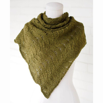 Plymouth Yarn 3137 Fern Grotto Shawl PDF