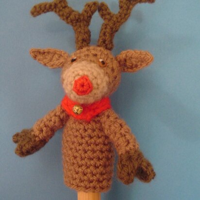 Rudolf the Red-nosed Reindeer Finger Puppet