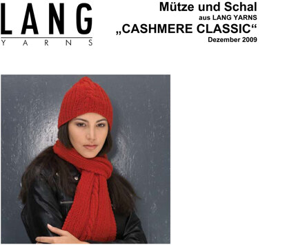 Hat and Scarf in Lang Yarns Cashmere Classic