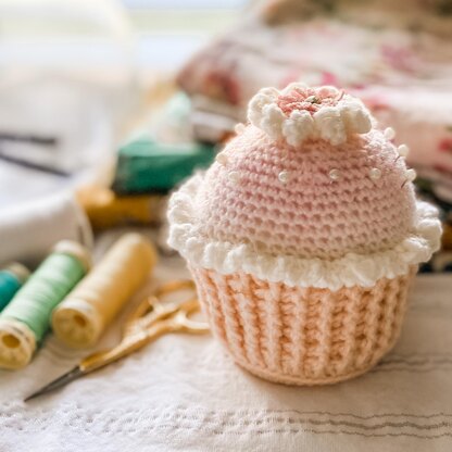 Petal Cupcake Pincushion