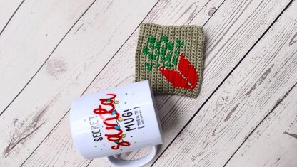 Poinsettia Quarters Coaster