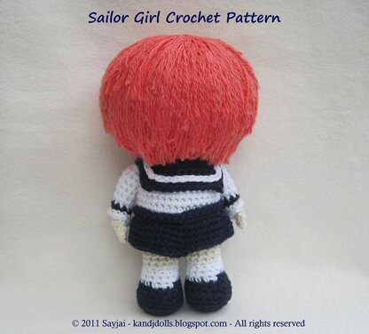 Sailor Girl - PDF Amigurumi doll pattern