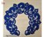 Antique Blue Irish Lace Collar