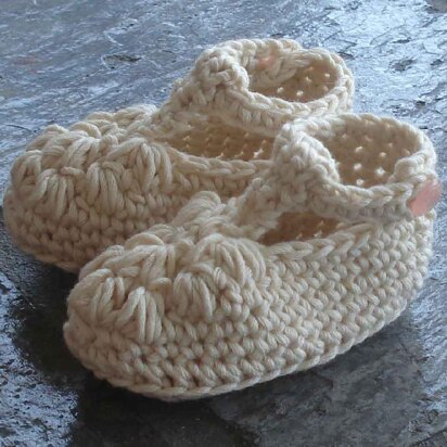 #86 Fancy Crocheted Baby Booties