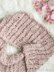 Crochet Velvet Ribbed Cowl