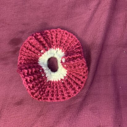 Crochet scrunchy