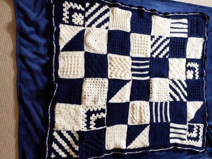 Small Stitch Sampler Blanket