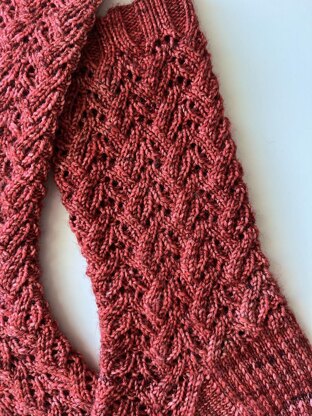 Flowering Quince Socks