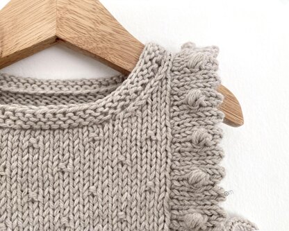 4-6 years – PLUMETI knit vest pattern