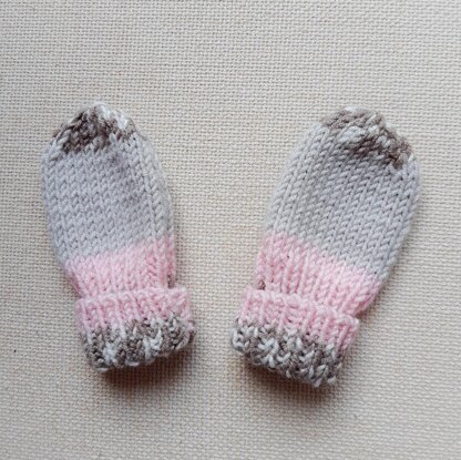 Fairground Baby Mittens
