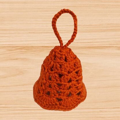 A crochet bell