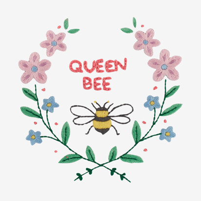 Queen Bee in DMC - PAT0447 -  Downloadable PDF