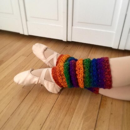 Star Stitch Leg Warmers