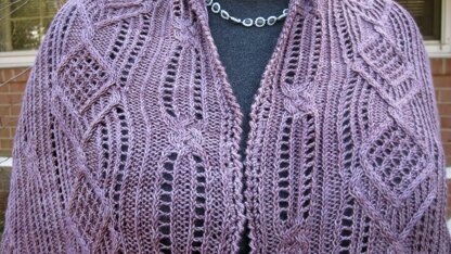 Hido Cable Lace Shawl