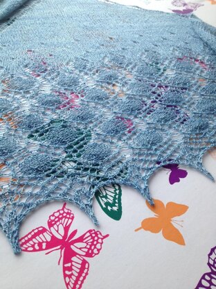 Dew Drops Shawl