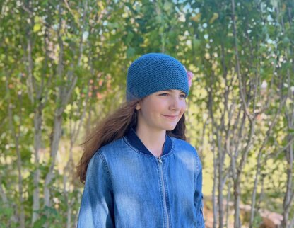 Penelope Garter Stitch Hat