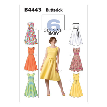 Butterick Misses'/Misses' Petite Dress B4443 - Sewing Pattern